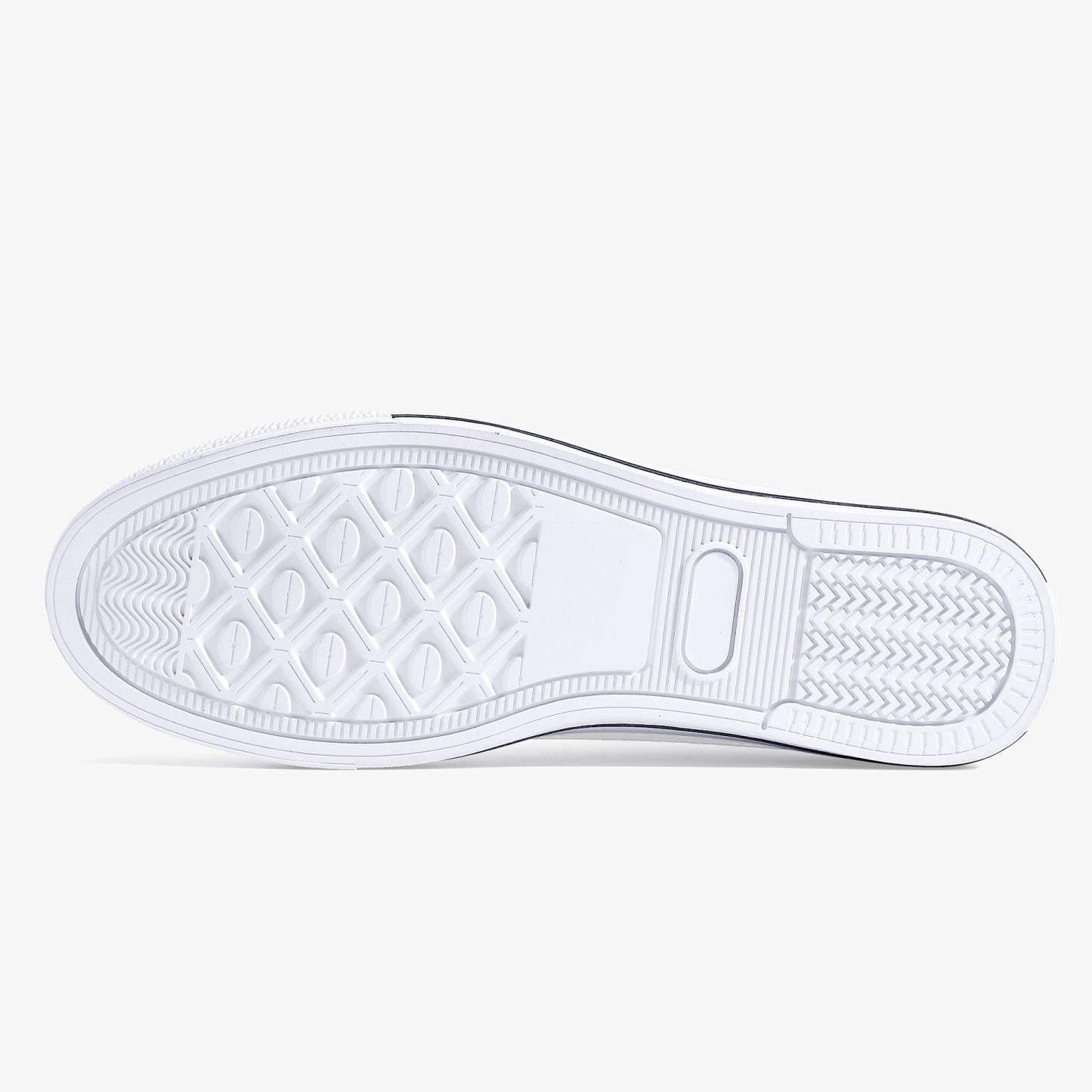 Splatter Halloween/Horror Low-Top Canvas Shoes - White
