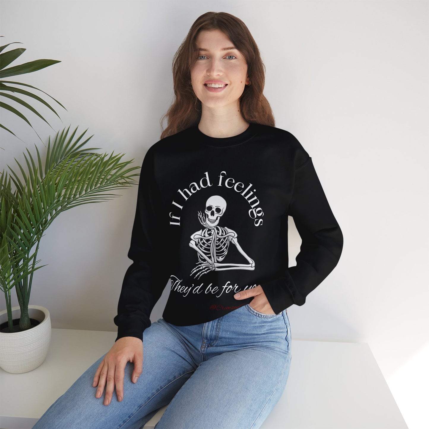 Spooky Skeleton Feels Long Sleeve Shirt