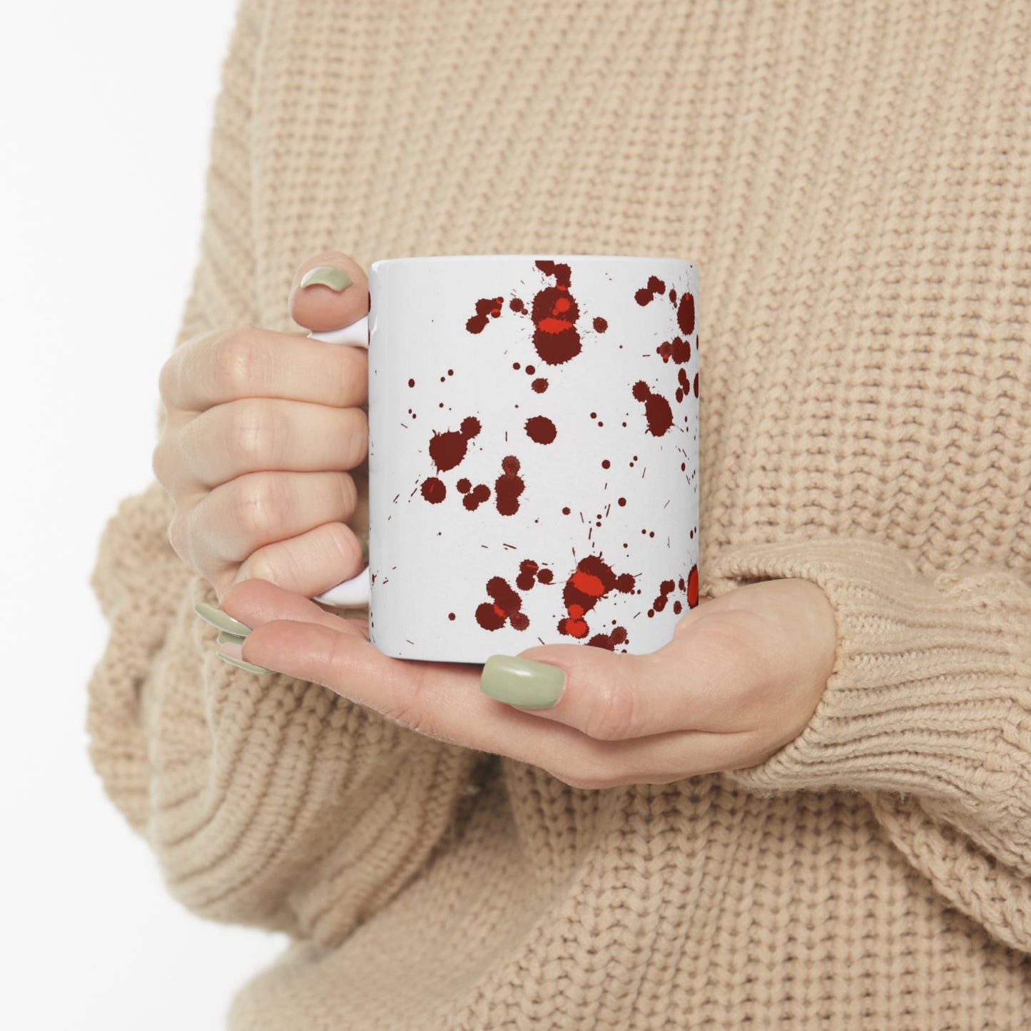 Splatter Ceramic Mug 11oz