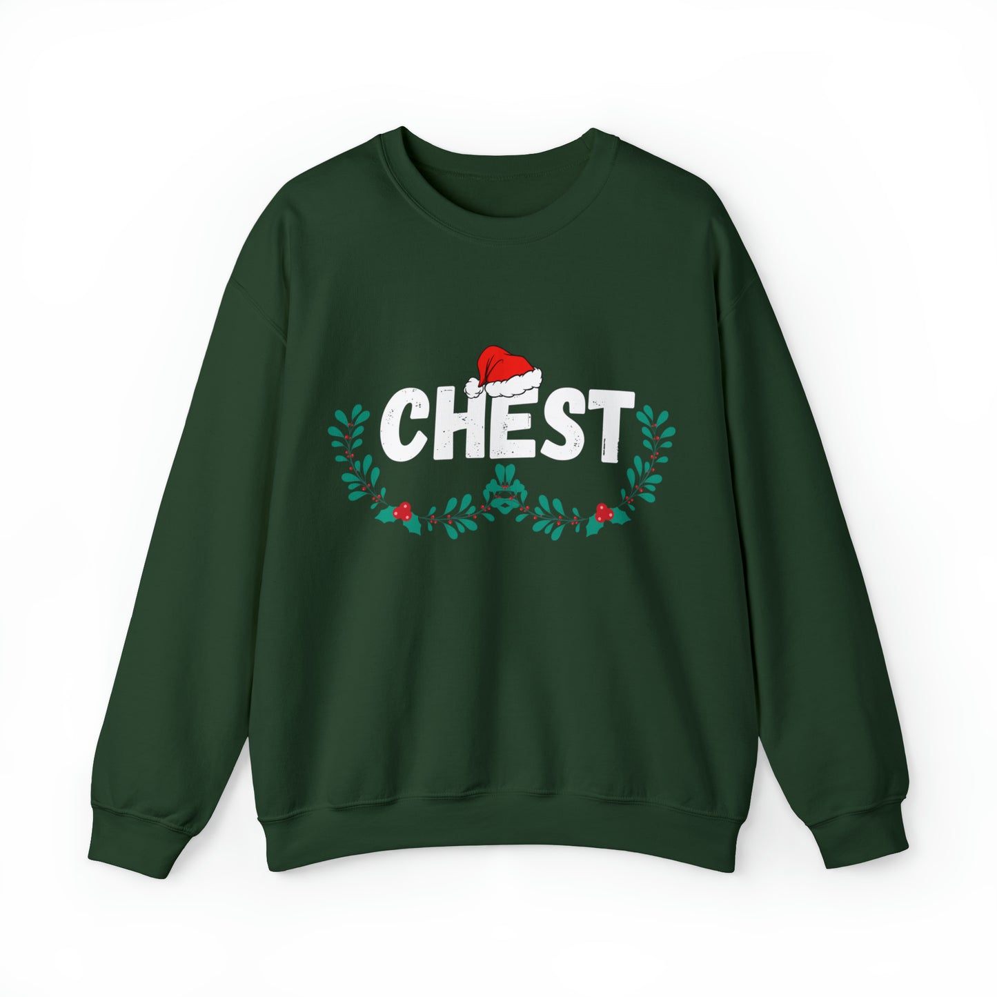 CHEST nuts Sweatshirt Couples Matching Funny Christmas Sweater
