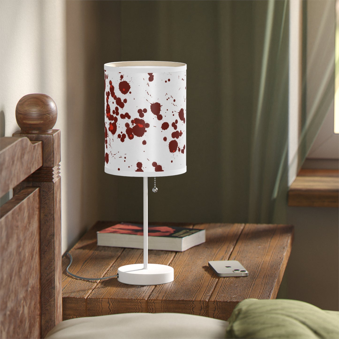Blood Splatter Lamp on a Stand, US|CA plug