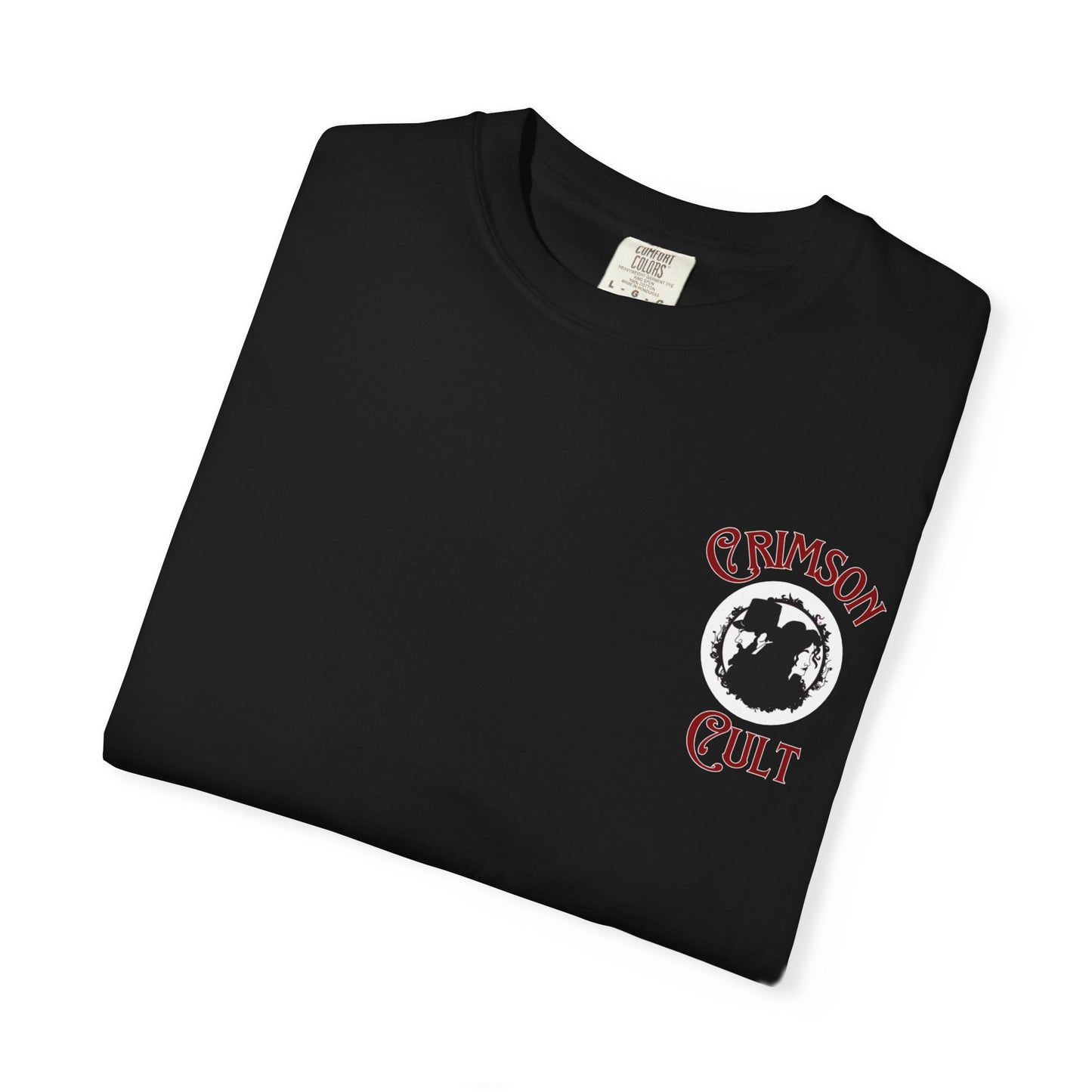 Crimson Curiosities Vintage T-Shirt, Unisex Graphic Tee, Halloween Apparel, Gift for Spooky Lovers, Retro Style Shirt, Fun Party Wear
