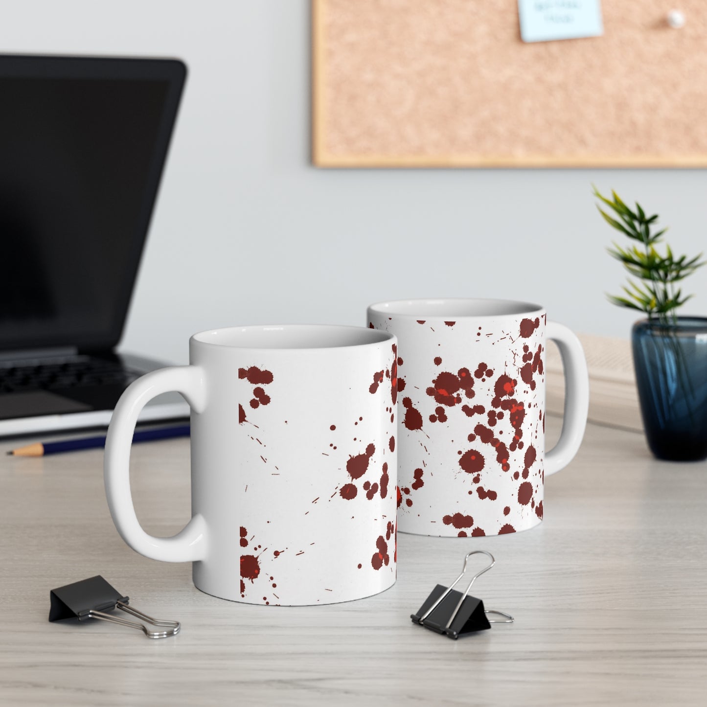 Splatter Ceramic Mug 11oz