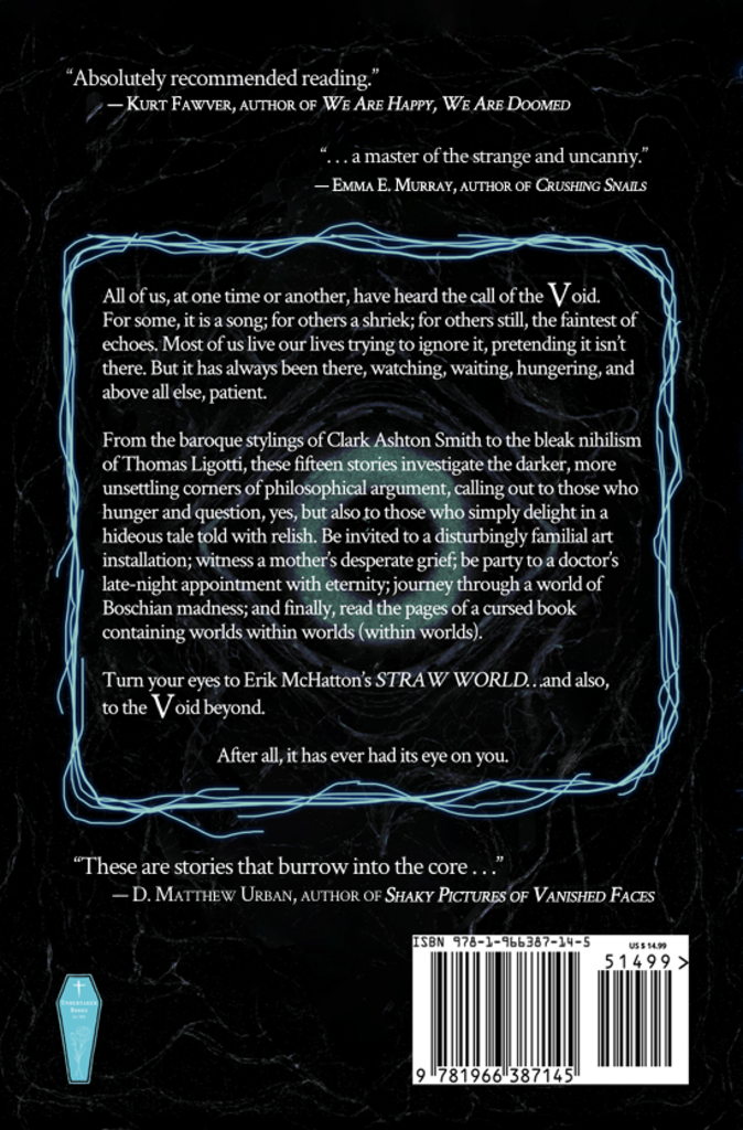 STRAW WORLD AND OTHER ECHOES FROM THE VOID by Erik McHatton