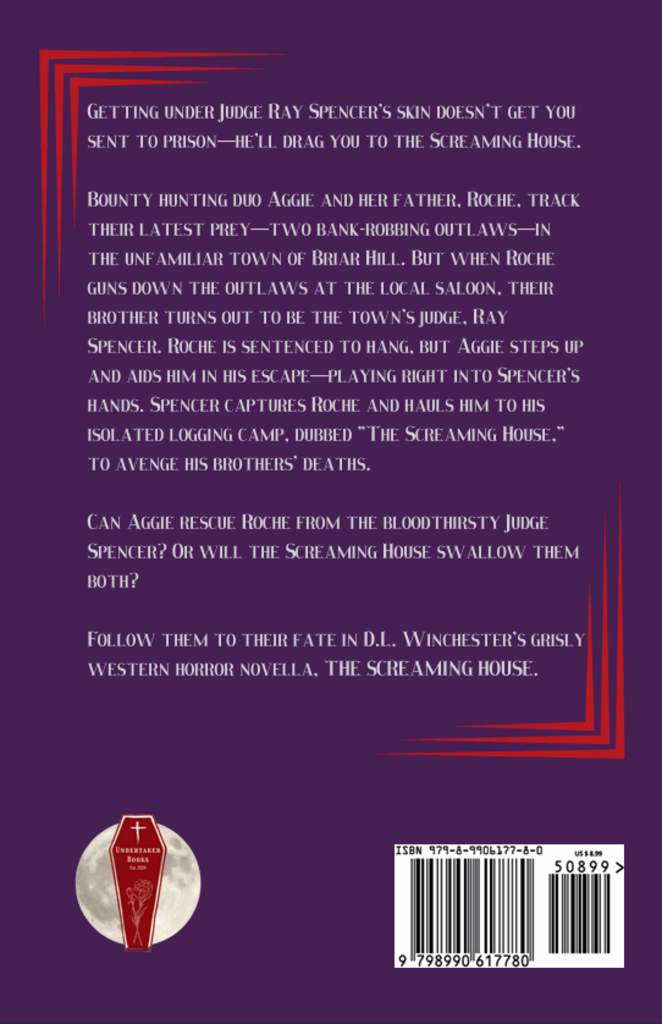 DL- THE SCREAMING HOUSE by D.L. Winchester (Signed)