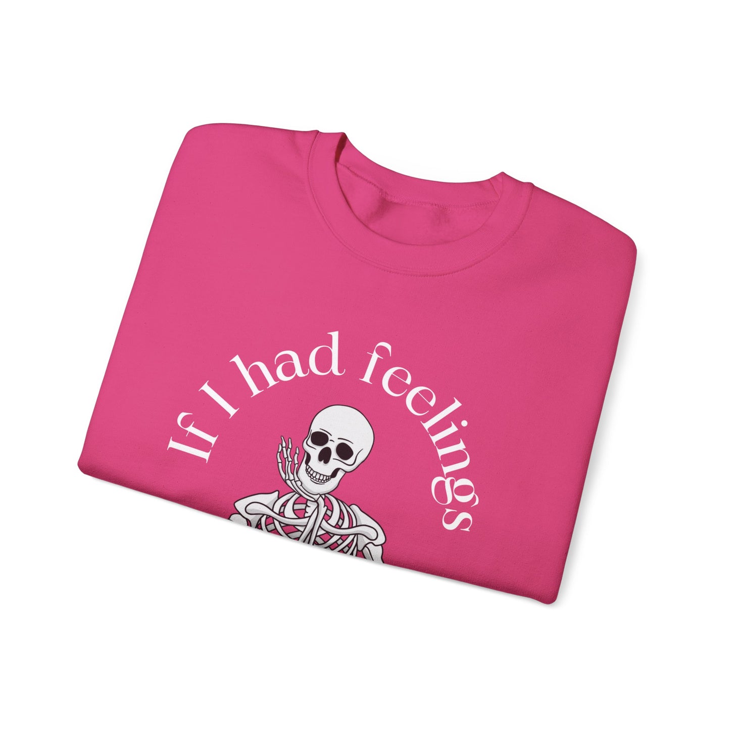 Spooky Skeleton Feels Long Sleeve Shirt