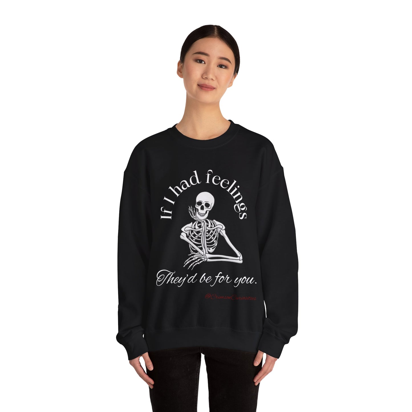 Spooky Skeleton Feels Long Sleeve Shirt