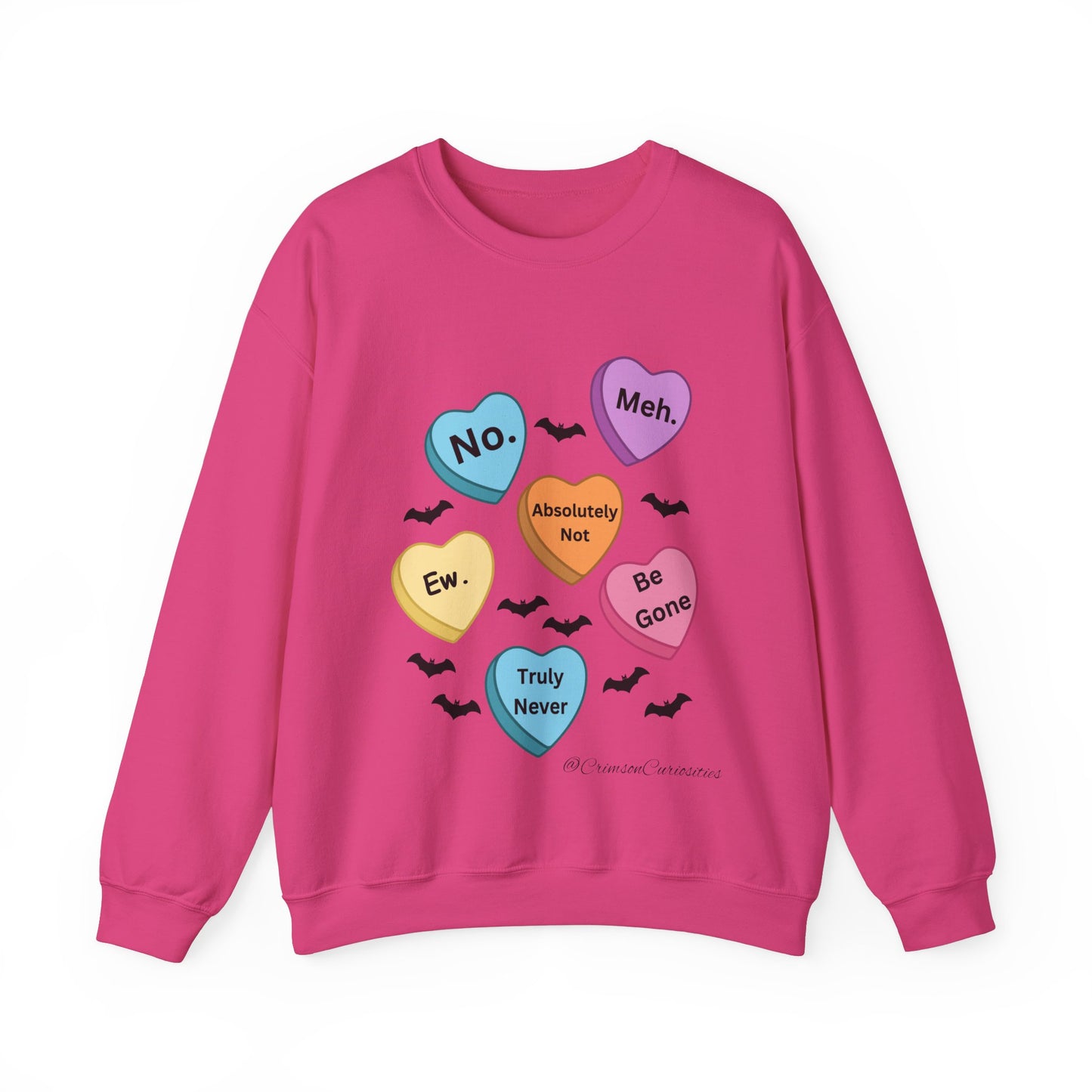 Anti-Valentine's Day Conversation Hearts Sweatshirt