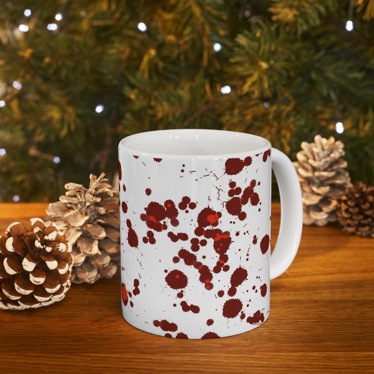 Splatter Ceramic Mug 11oz