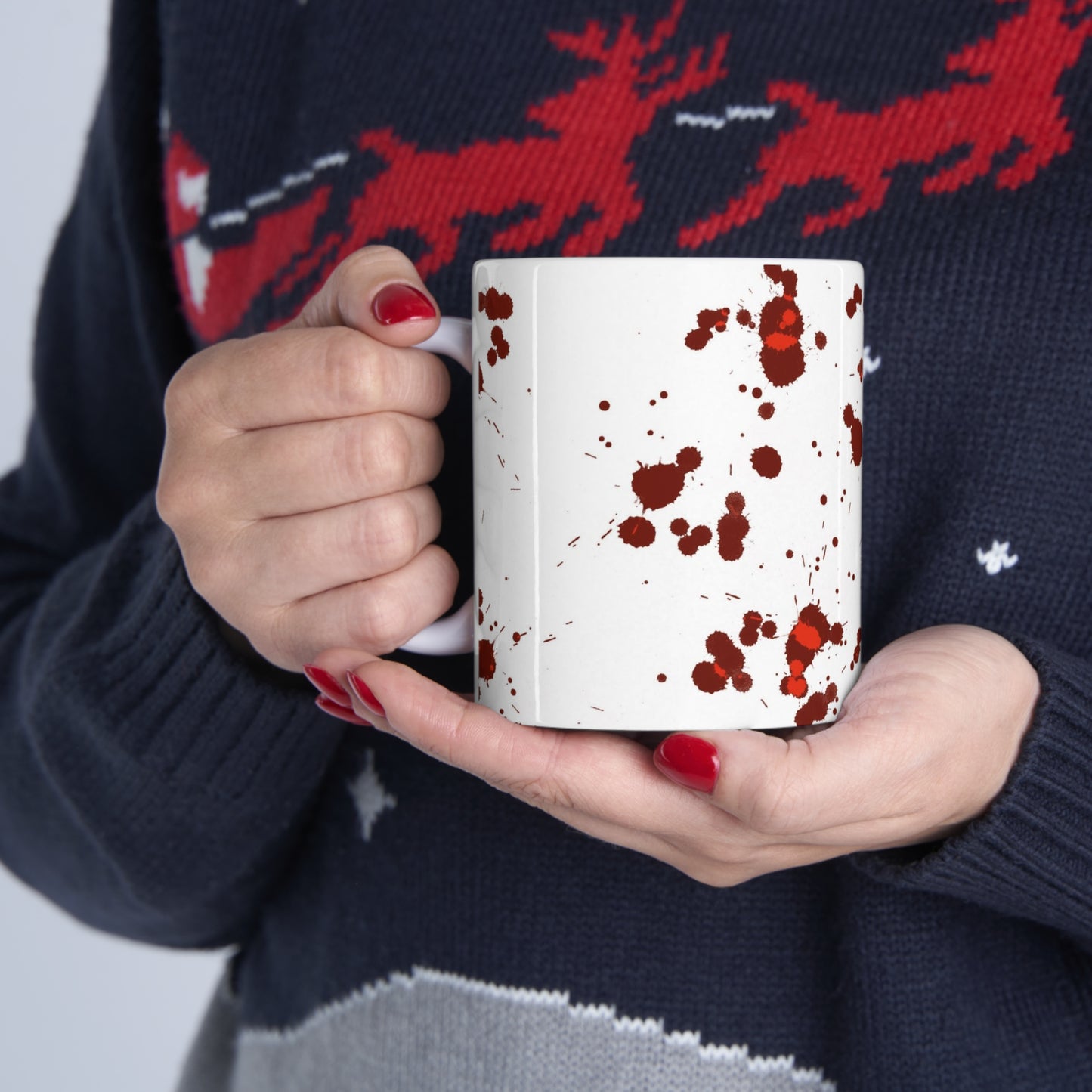 Splatter Ceramic Mug 11oz