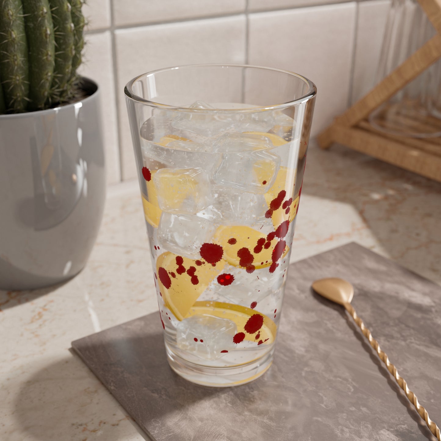 Splatter Mixing Glass, 16oz