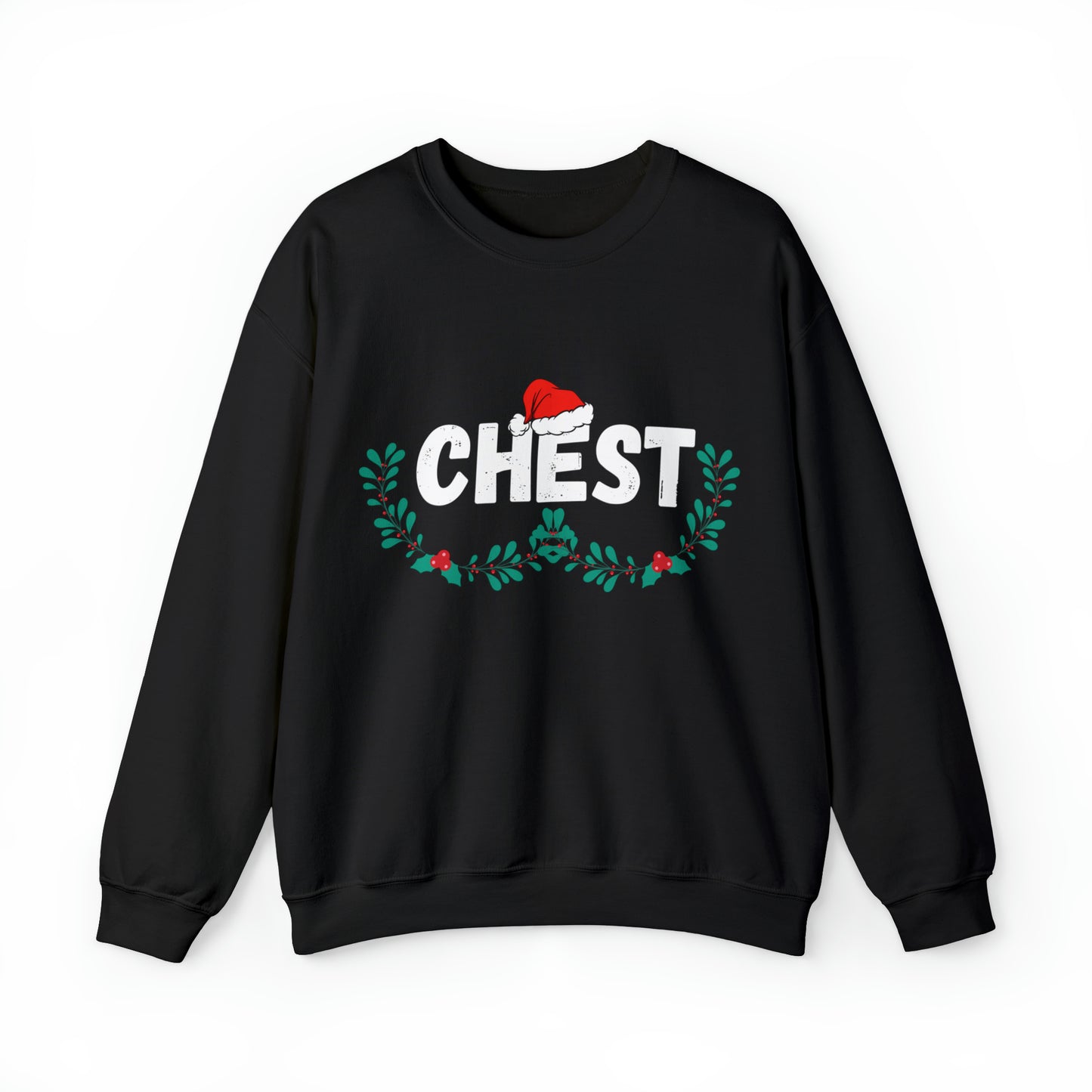 CHEST nuts Sweatshirt Couples Matching Funny Christmas Sweater