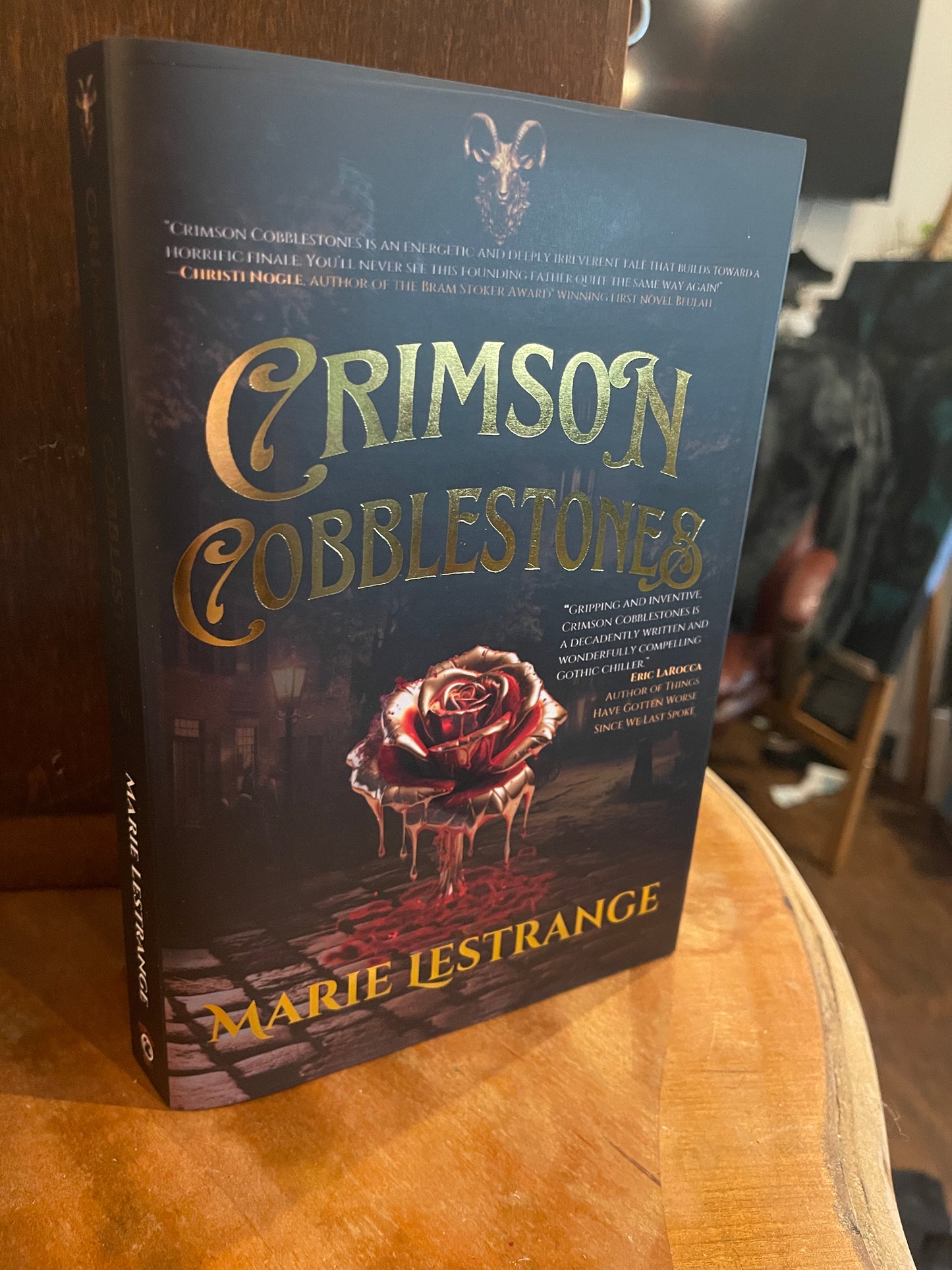 Crimson Cobblestones HARDBACK Special Edition Foil Jacket w/FULL COLOR Interior FREE SHIPPING