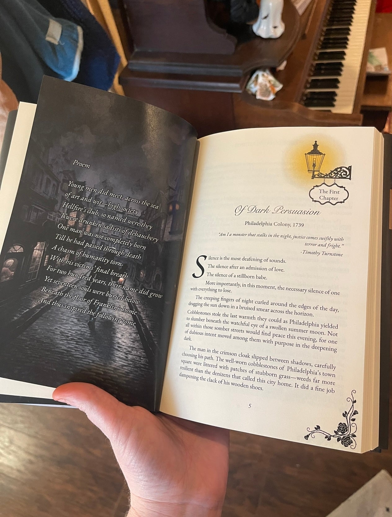 Crimson Cobblestones HARDBACK Special Edition Foil Jacket w/FULL COLOR Interior FREE SHIPPING