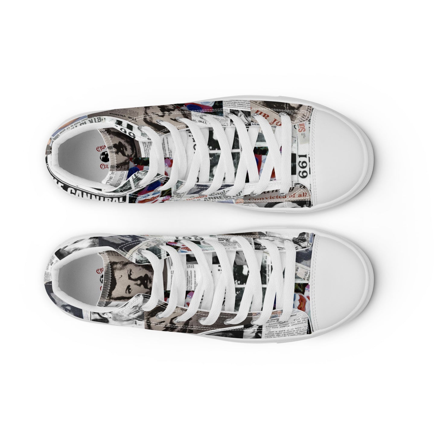 Women’s high top canvas shoes