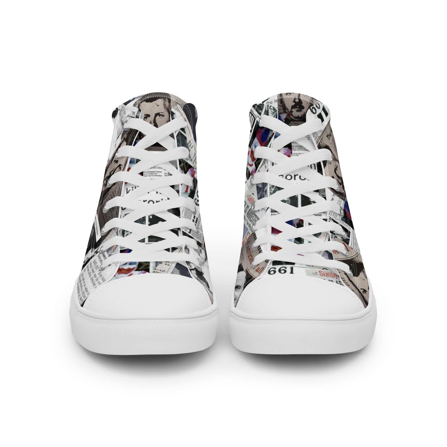 Women’s high top canvas shoes