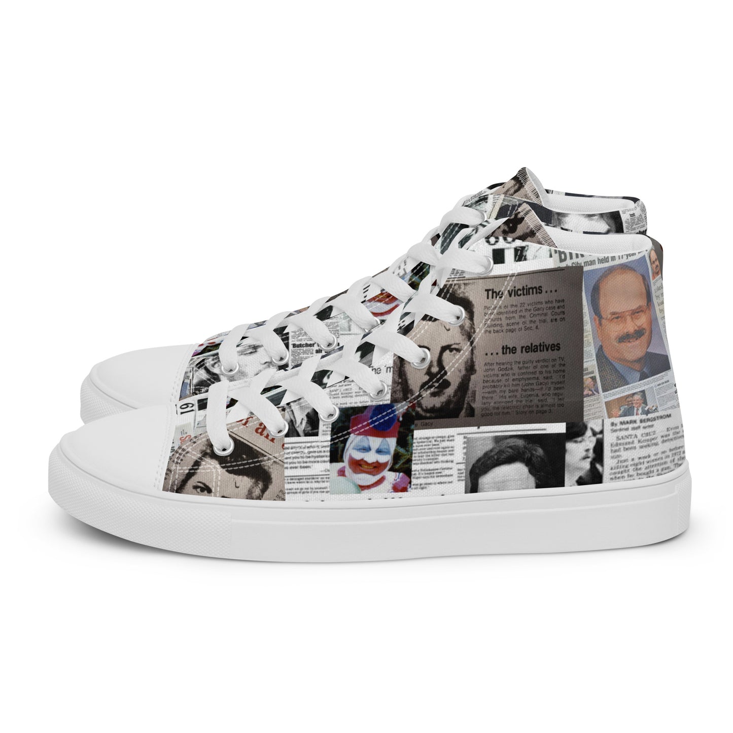 Women’s high top canvas shoes