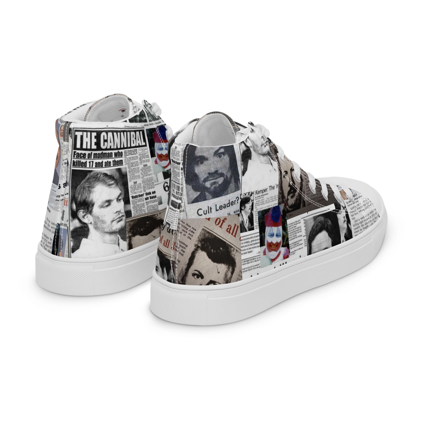 Women’s high top canvas shoes