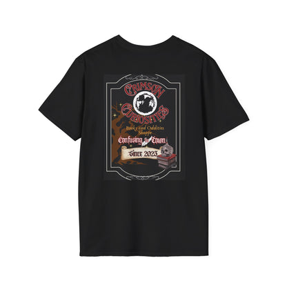 Warning: Highly Curious Unisex T-Shirt | Perfect Gift for Animal Lovers, Halloween, Casual Wear, Everyday Comfort, Funny Tee