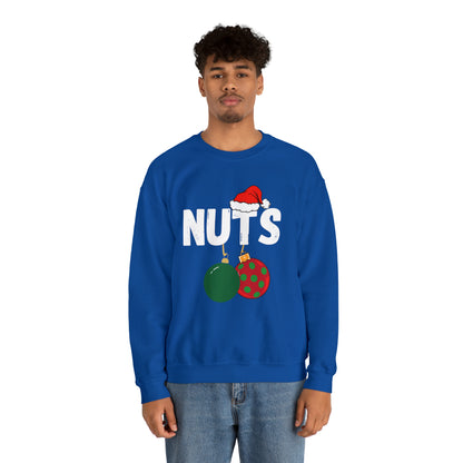 chest NUTS funny christmas couples sweater