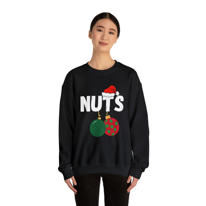 chest NUTS funny christmas couples sweater