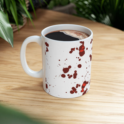 Splatter Ceramic Mug 11oz