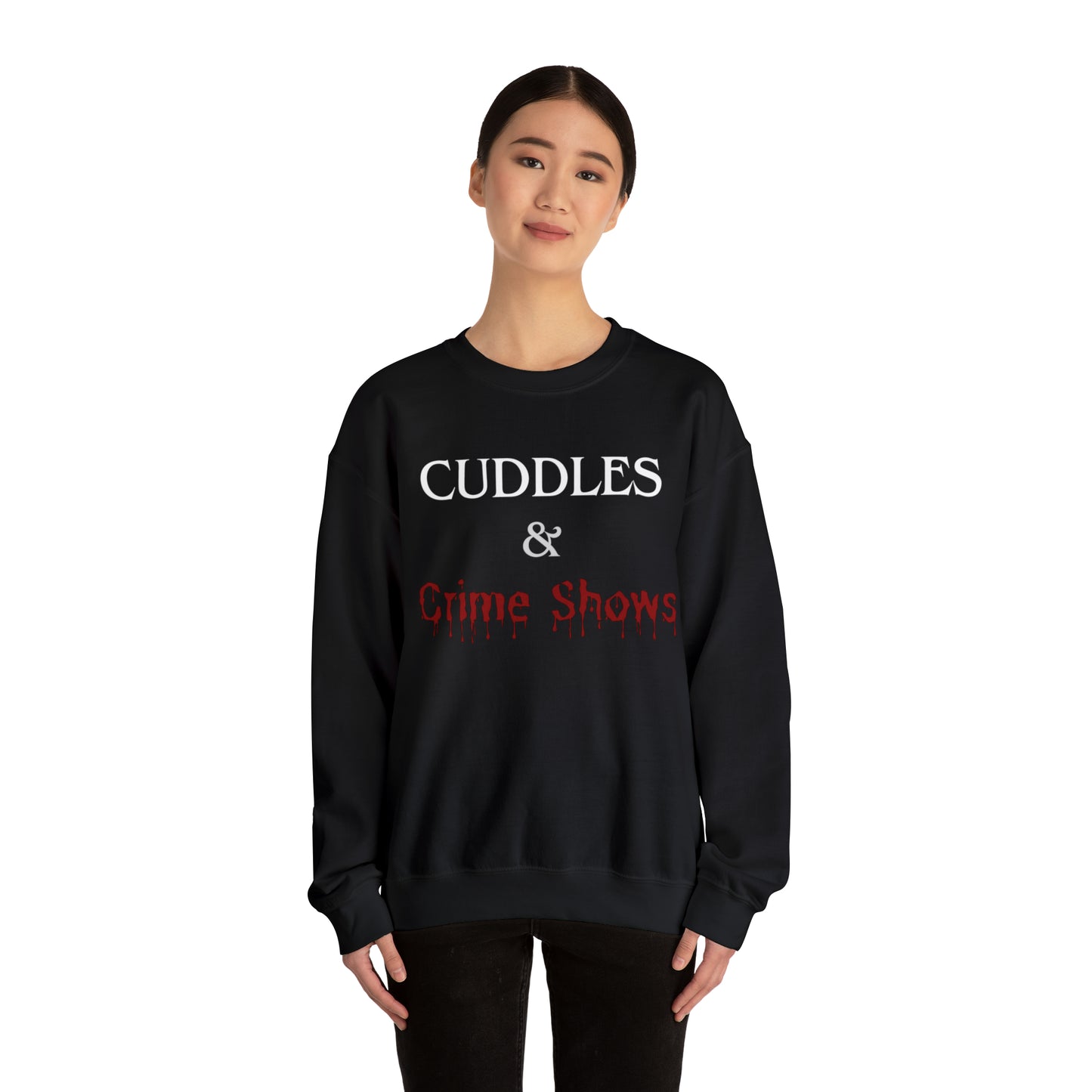 Cuddles and Crime Shows Soft Sweatshirt