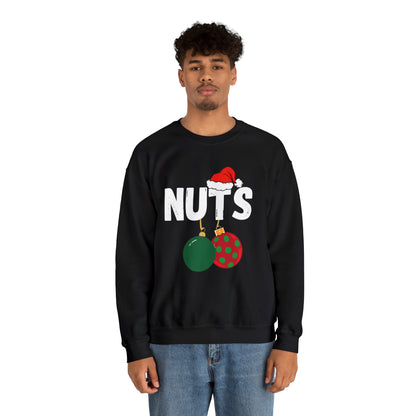 chest NUTS funny christmas couples sweater