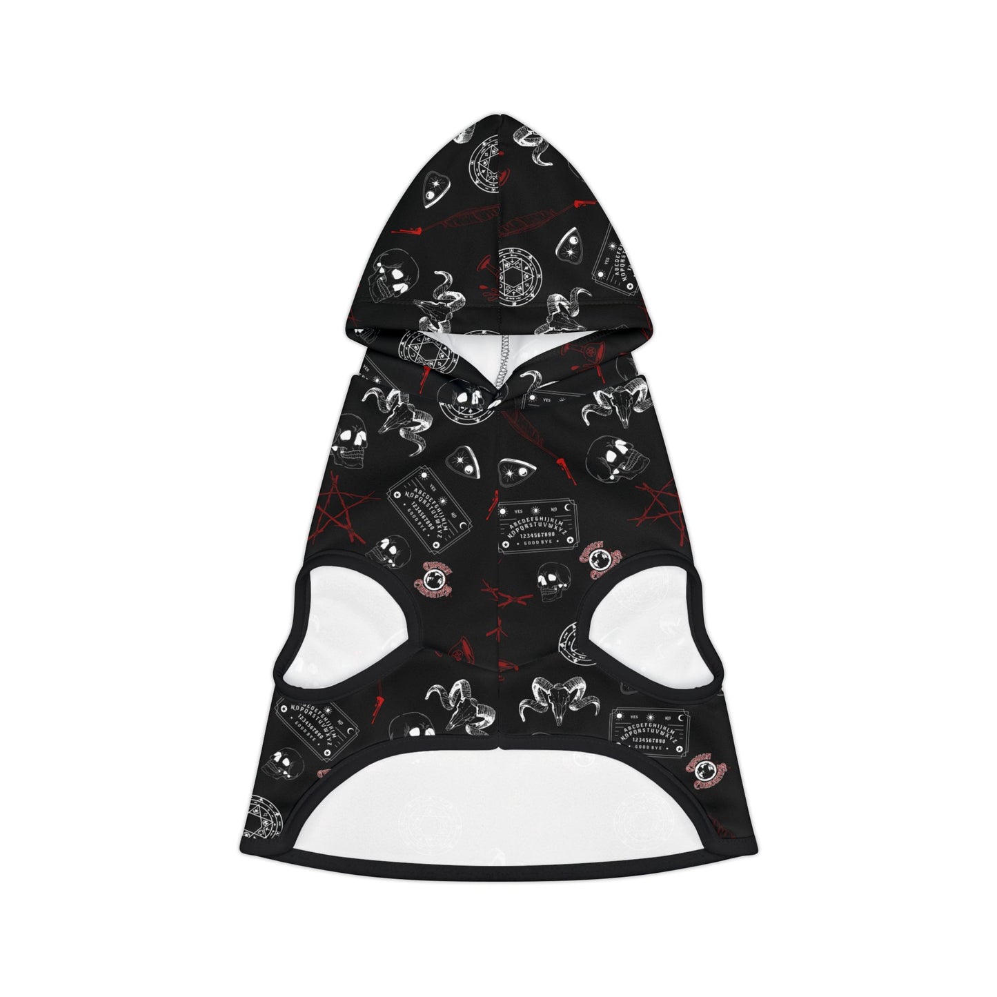 Gothic Pet Hoodie, Dark Animal Apparel, Stylish Dog Clothes, Trendy Cat Fashion, Halloween Pet Costume, Cozy Pet Wear