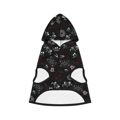 Gothic Pet Hoodie, Dark Animal Apparel, Stylish Dog Clothes, Trendy Cat Fashion, Halloween Pet Costume, Cozy Pet Wear