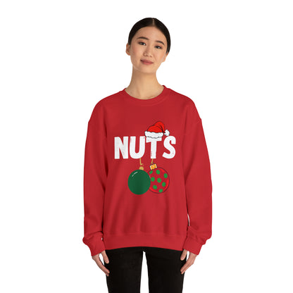 chest NUTS funny christmas couples sweater