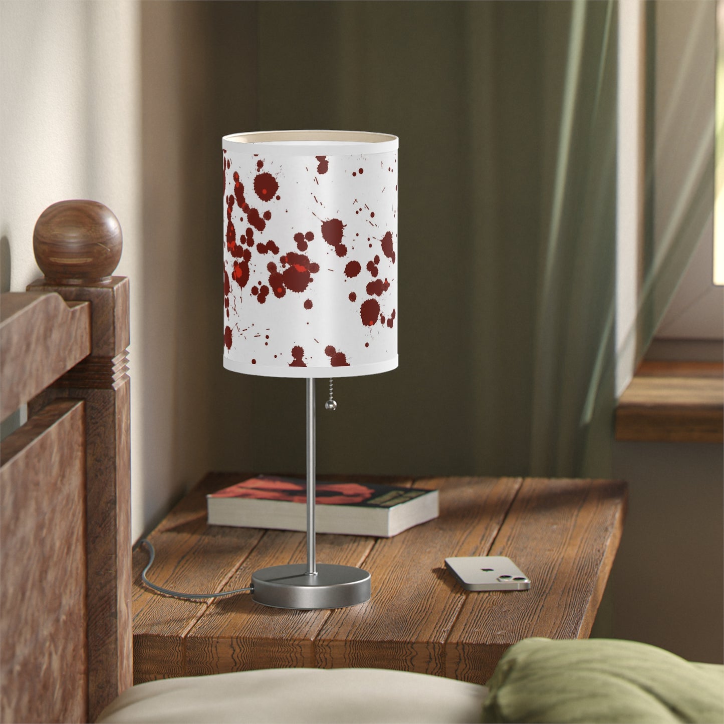 Blood Splatter Lamp on a Stand, US|CA plug