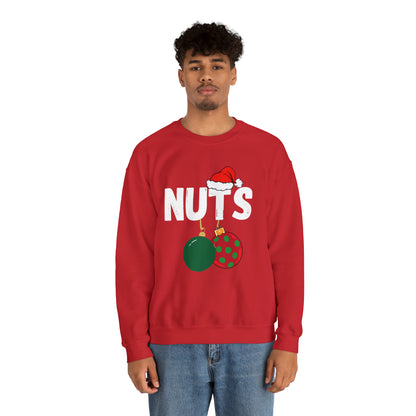 chest NUTS funny christmas couples sweater