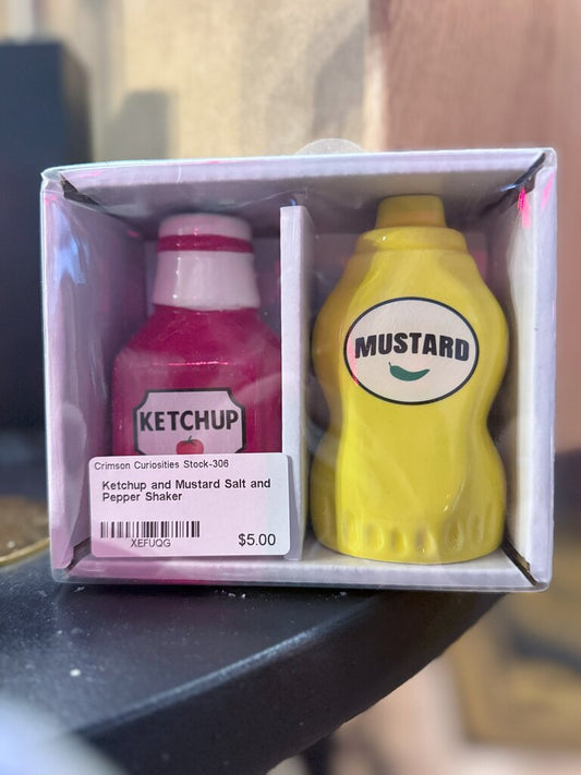 Ketchup and Mustard Salt and Pepper Shaker