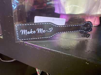 spank stick metal paddle bookmark
