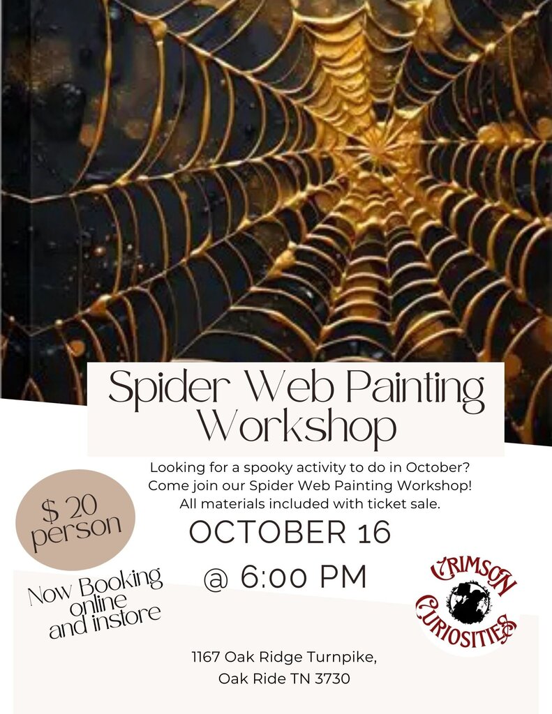 Spider Web Painting Oct 16