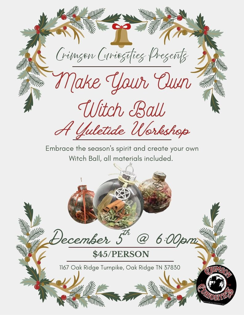 12/05 Witch Ball Workshop