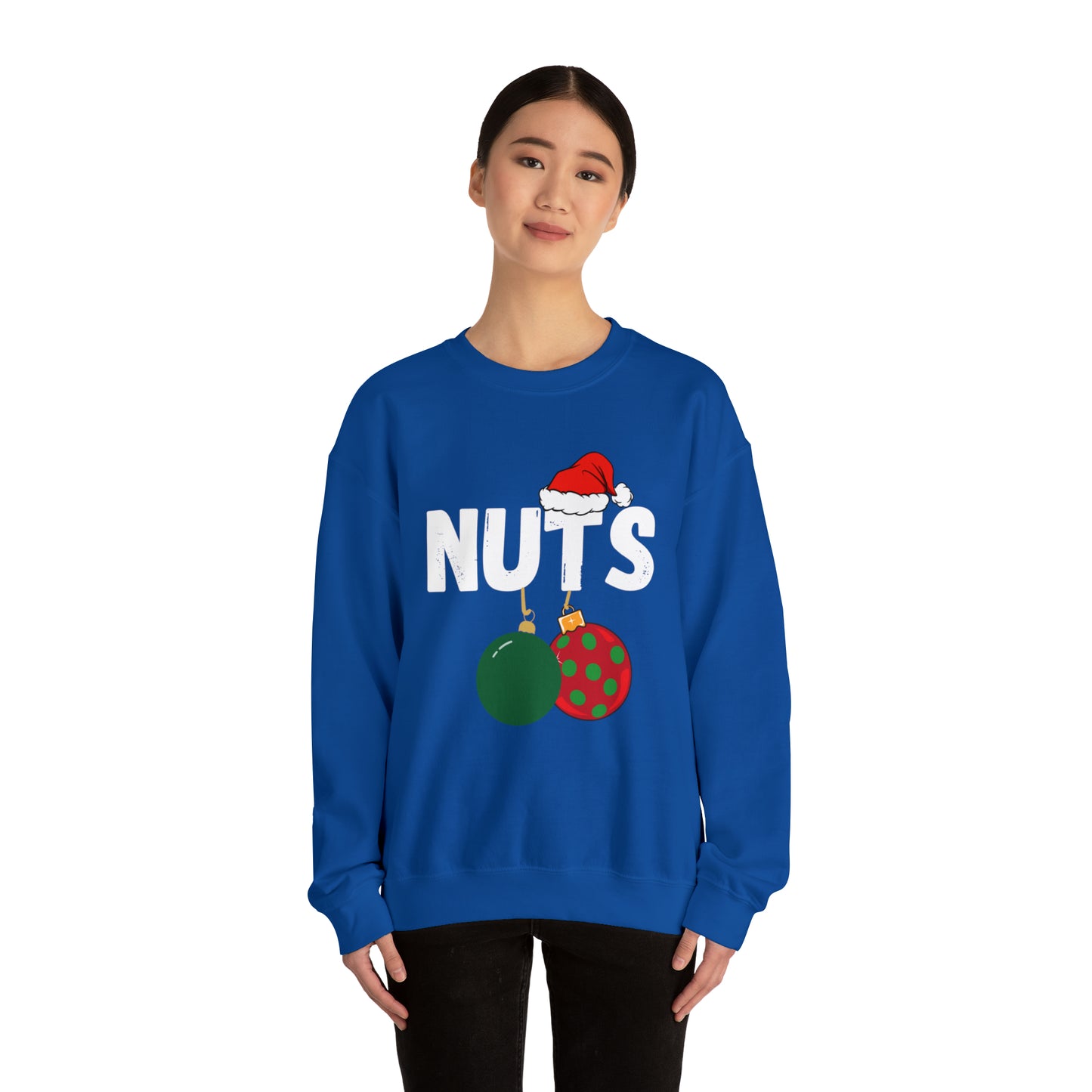 chest NUTS funny christmas couples sweater