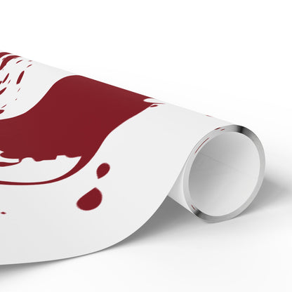Artistic Blood Splatter Wrapping Paper | Unique Gift Wrap for Halloween, Parties, Cosplay, and Special Occasions