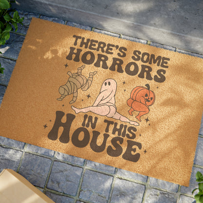Halloween Doormat Horrors in this House