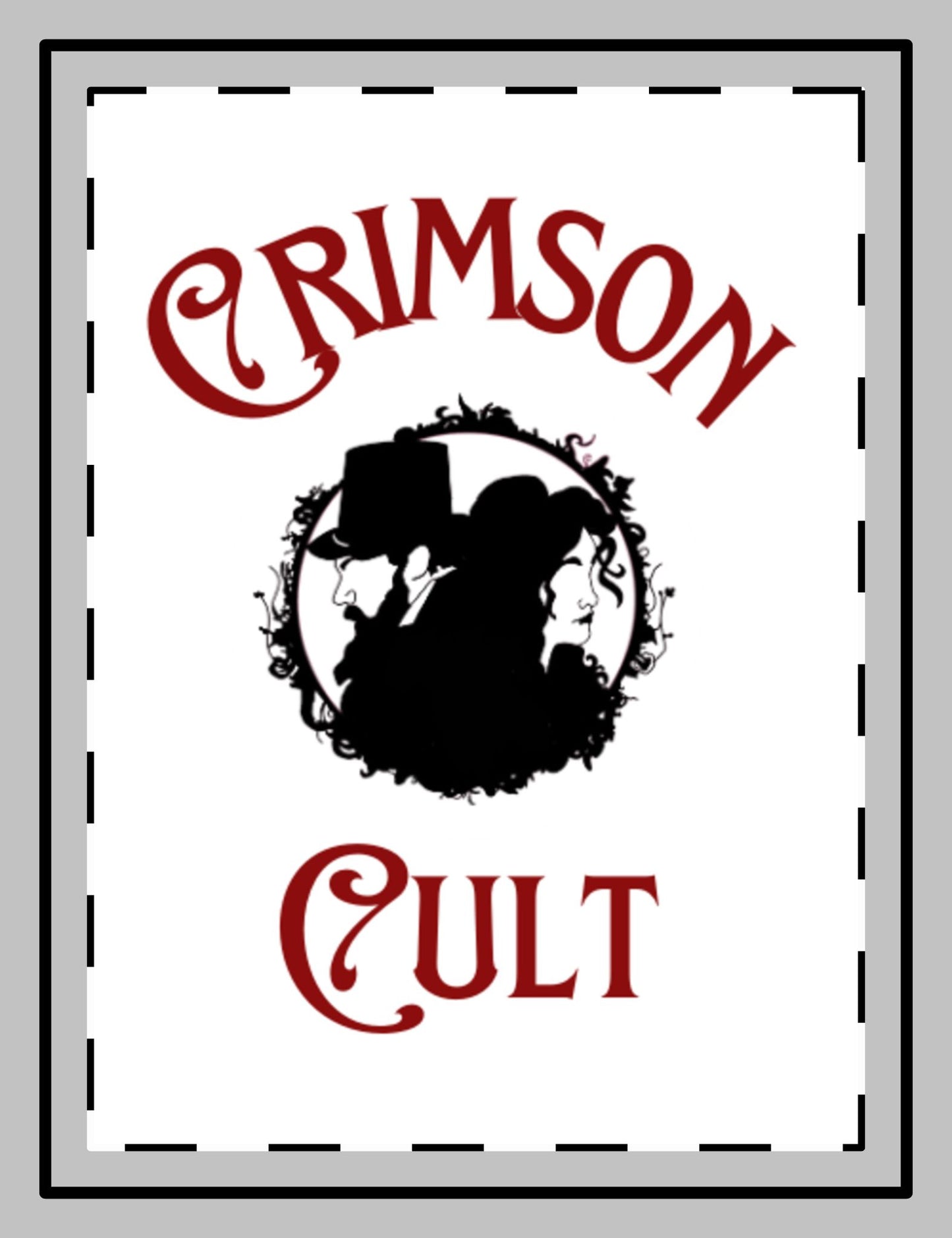 Crimson Cult Magnet (White)