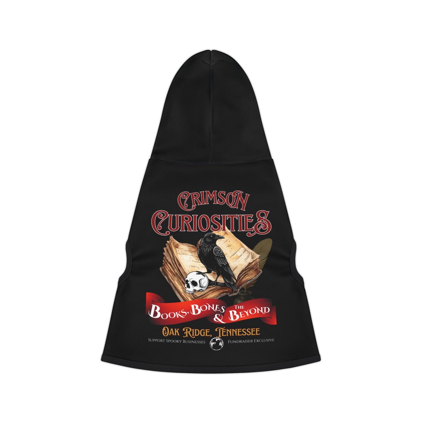 Pet Hoodie — For Certified Familiars of Crimson Curiosities