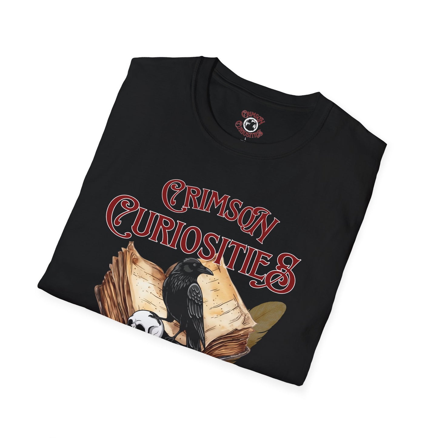Crimson Curiosities Fundraiser T-shirt — Books, Bones & Beyond