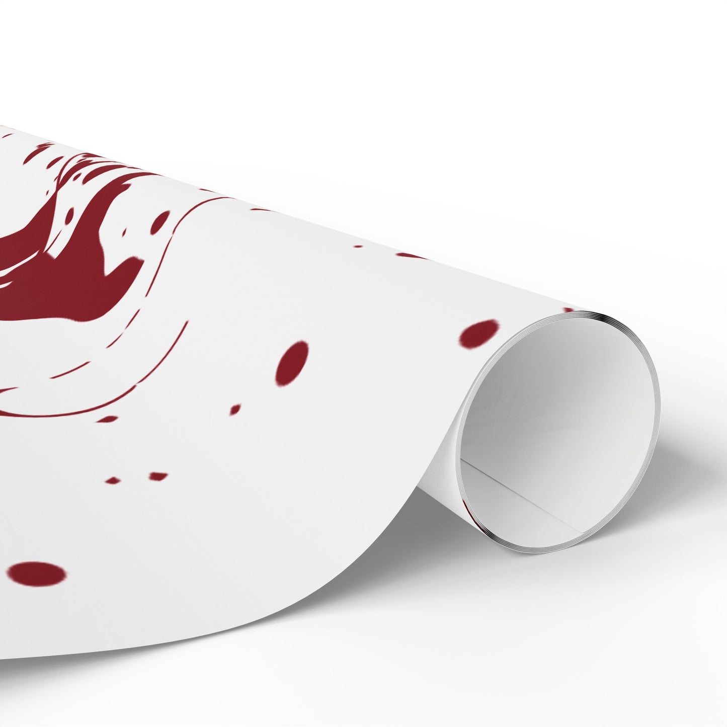 Artistic Blood Splatter Wrapping Paper | Unique Gift Wrap for Halloween, Parties, Cosplay, and Special Occasions