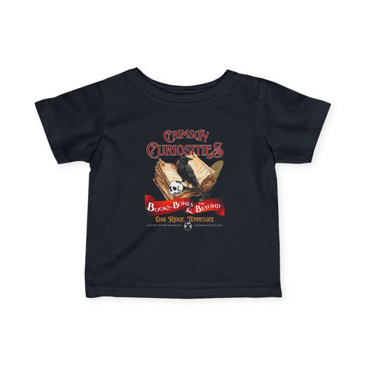 Infant Tee — Crimson Curiosities Store Sign Fundraiser Shirt