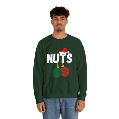 chest NUTS funny christmas couples sweater