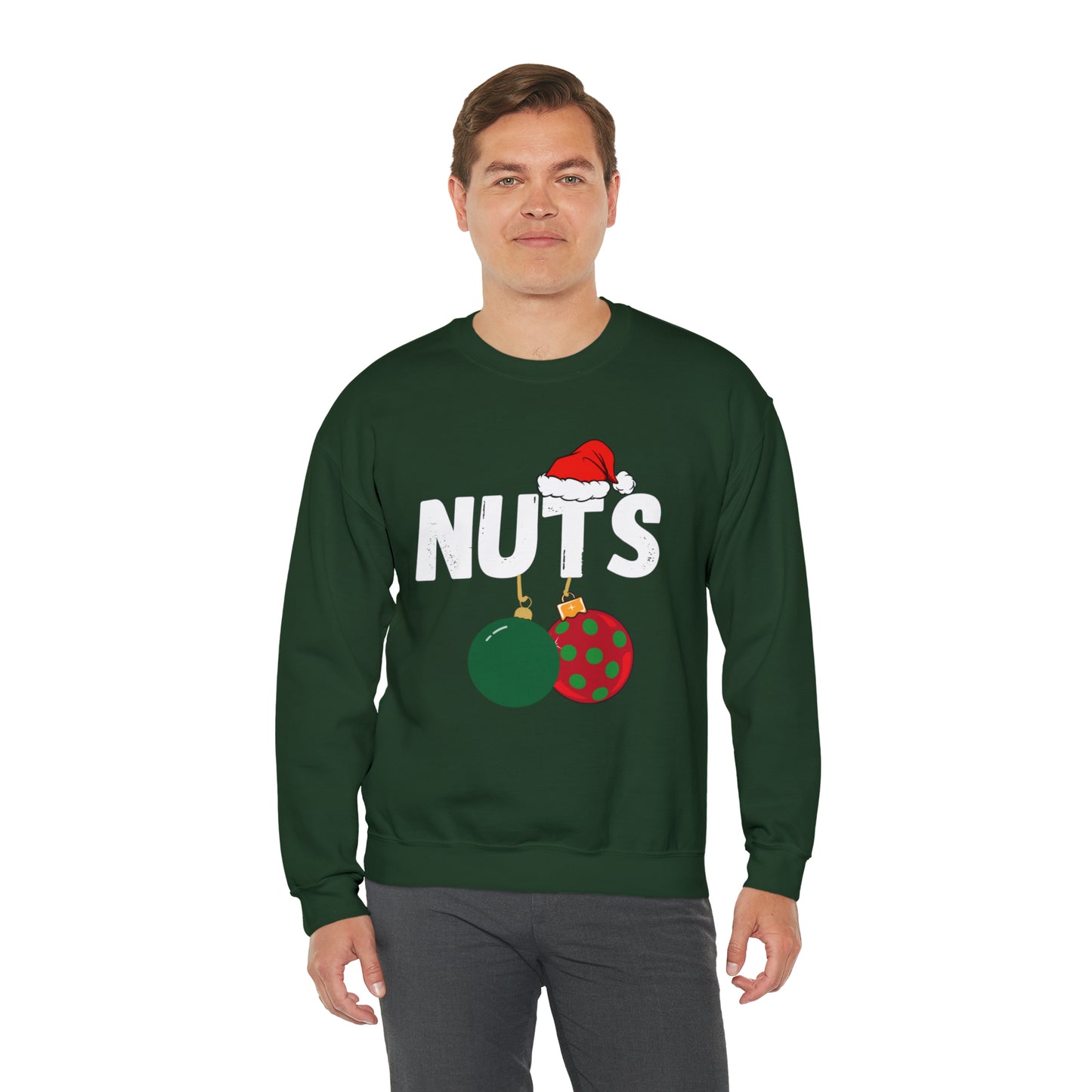 chest NUTS funny christmas couples sweater