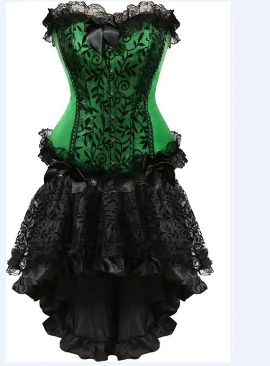 Victorian Corset Dress Gothic Plus Size