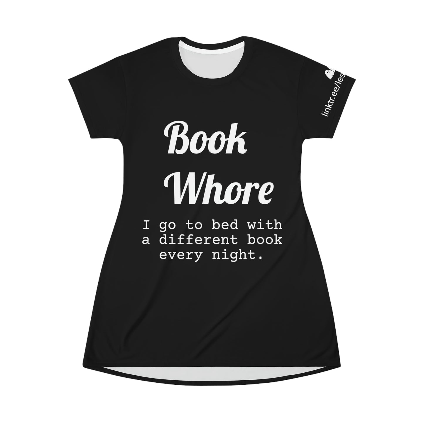 T-Shirt Dress Book Whore